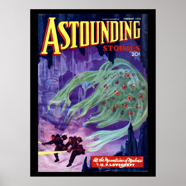 Astounding Stories - Feb 1936a_Pulp Art Poster (Front)