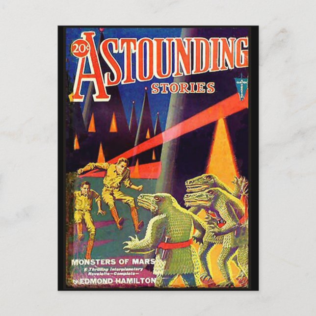 Astounding Stories of Super Science Apr 1931 Postcard (Front)