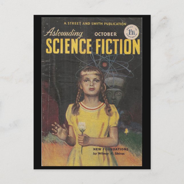 Astounding (UK) v07 n06 (1950-10)_Pulp Art Postcard (Front)