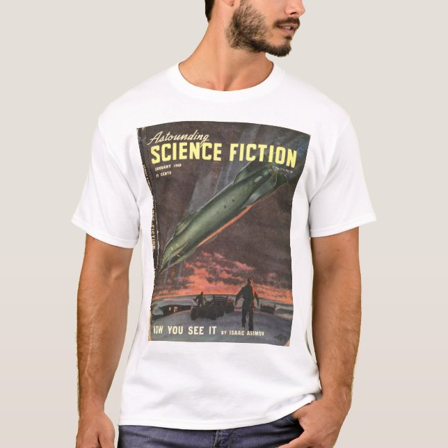 Astounding v040 n05 (1948-01.Street&Smith)_Pulp Ar T-Shirt (Front)