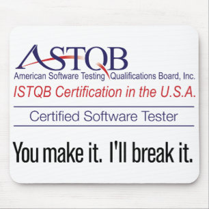 ASTQB You make it Mousepad