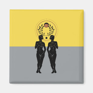 Astra Feminine Modern Art Magnet