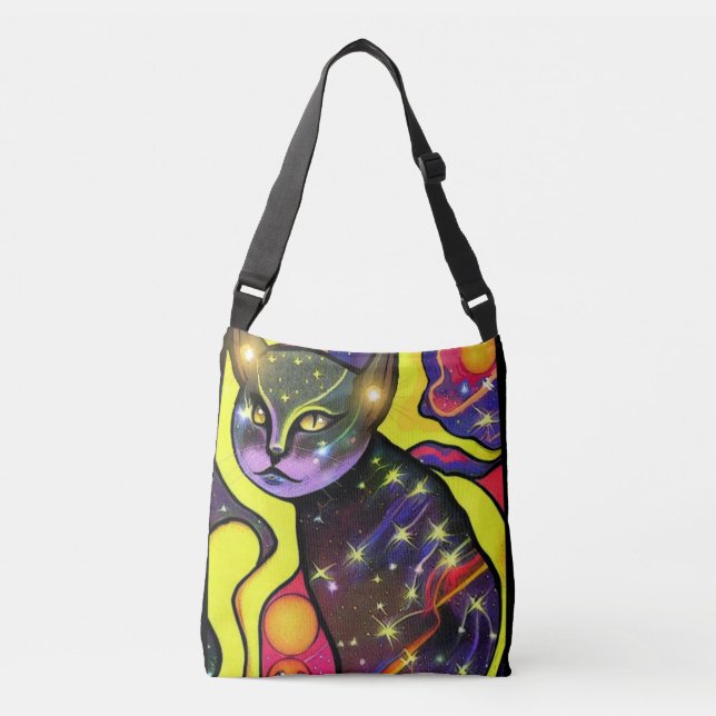 Astral Cat- Crossbody Bag (Front)