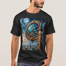 Astral Clocktower Fantasy City Tee