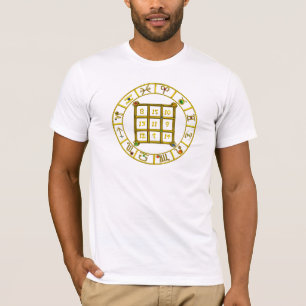 ASTRAL CODE,MAGIC SQUARE 33 Zodiac Astrology Chart T-Shirt