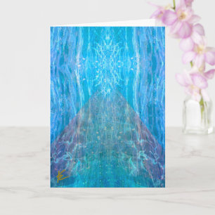 Astral Energy Cosmic Mountain Mindful Meditation Card