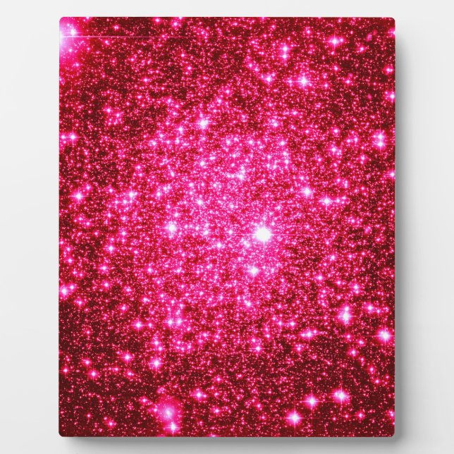 Astral Glitter Hot Pink Plaque (Front)