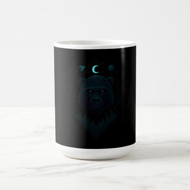 Astral Gorilla - Cosmic Primate Power Coffee Mug (Center)