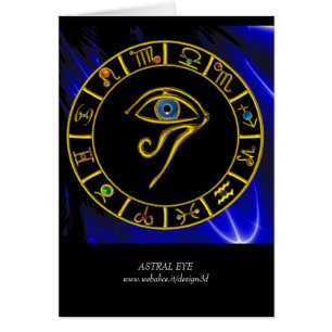 ASTRAL HORUS EYE,BLUE TALISMAN Astrology Chart
