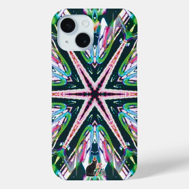 Astral Kaleidoscope iPhone Case (Back)
