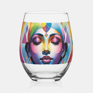 Astral Light Soul Travel Program Water Stemless Wine Glass