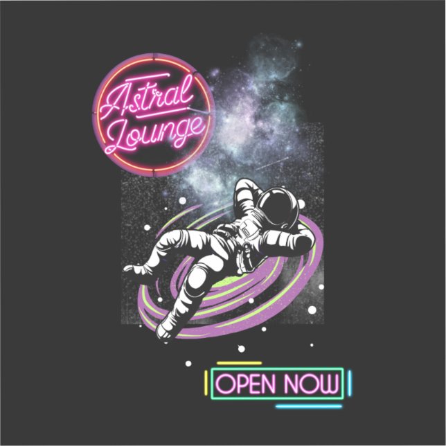 Astral Lounge - Sticker (Front)