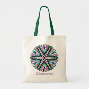 Astral Namaste Kaleidoscope Tote Bag