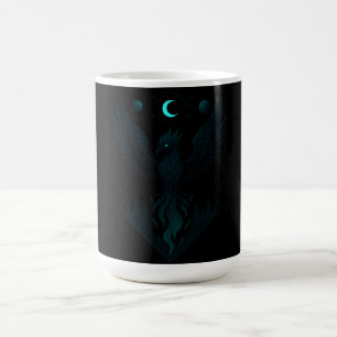 Astral Phoenix - Cosmic Fire Rebirth Coffee Mug