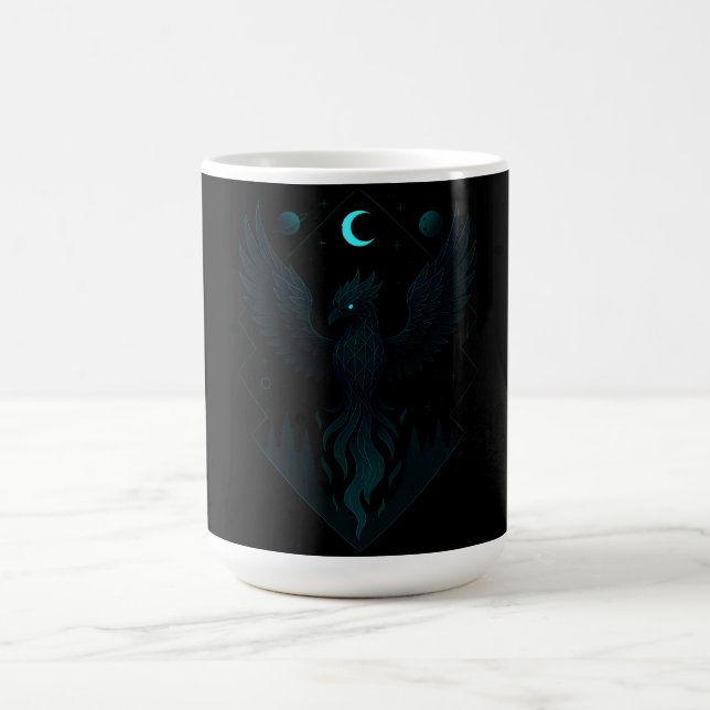 Astral Phoenix - Cosmic Fire Rebirth Coffee Mug (Center)