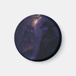 Astral Pirate in Amethyst Light Magnet