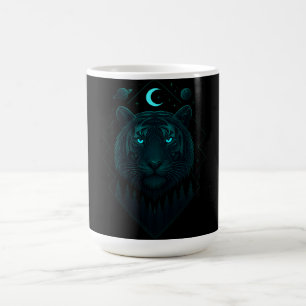 Astral Tiger - Cosmic Blaze Predator Coffee Mug