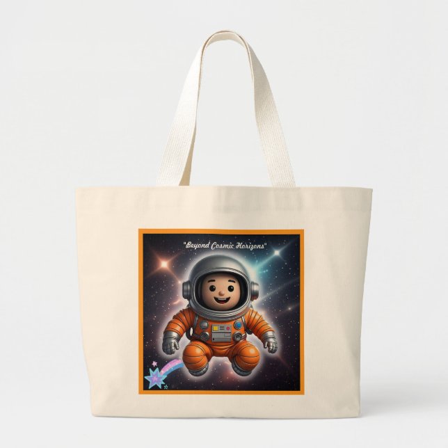 "Astral Traveller" Large Tote Bag (Front)