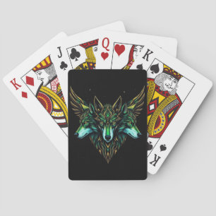 Astral Wolves Playing Cards