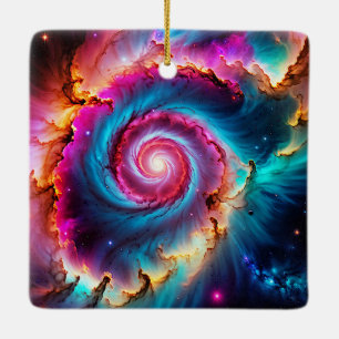 “Astralis” - Nebula and Galaxies                   Ceramic Ornament