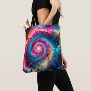 “Astralis” - Nebula and Galaxies Tote Bag
