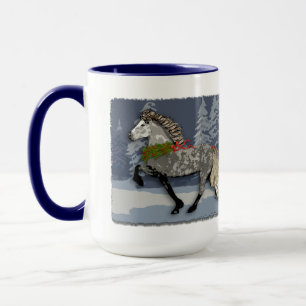 Astrid the Icelandic Horse for the Holidays Mug