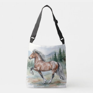 Astrid Tolting Icelandic watercolor Crossbody Bag