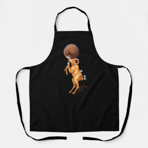 Astro Aries Mars Zodiac Apron
