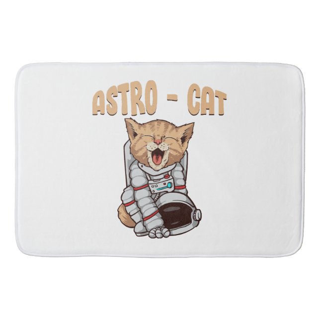 Astro Cat Bath Mat (Front)