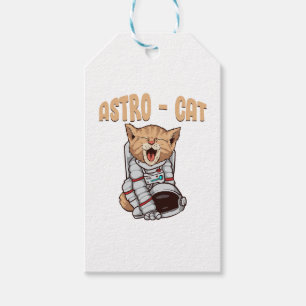 Astro Cat Gift Tags