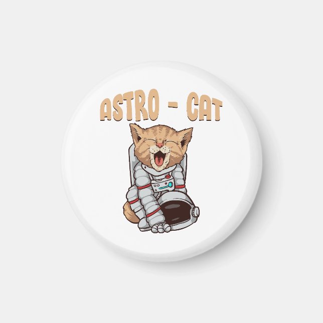 Astro Cat Magnet (Front)