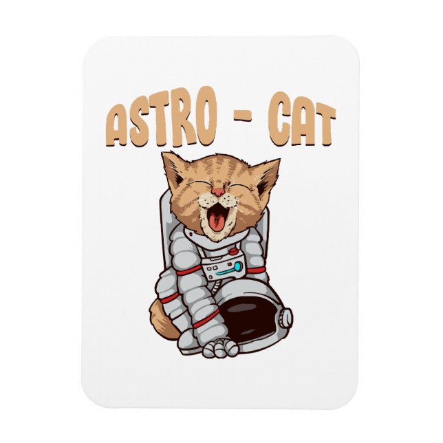 Astro Cat Magnet (Vertical)