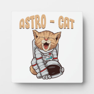 Astro Cat Plaque