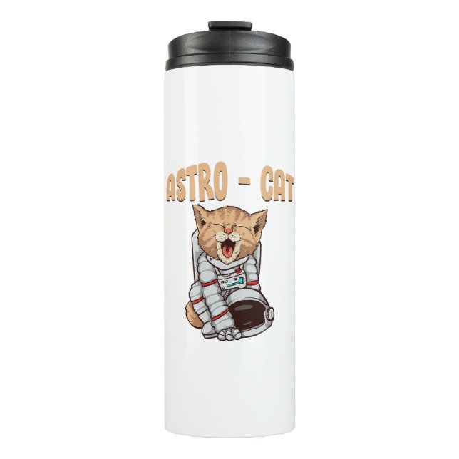 Astro Cat Thermal Tumbler (Front)