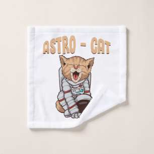Astro Cat Wash Cloth