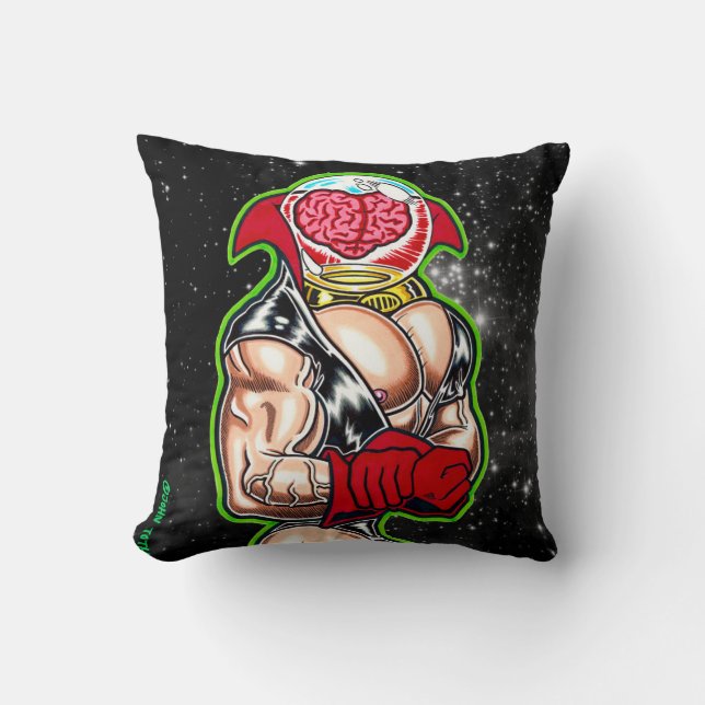 Astro-Creeps™: Dr. Diabolique™ Cushion (Front)