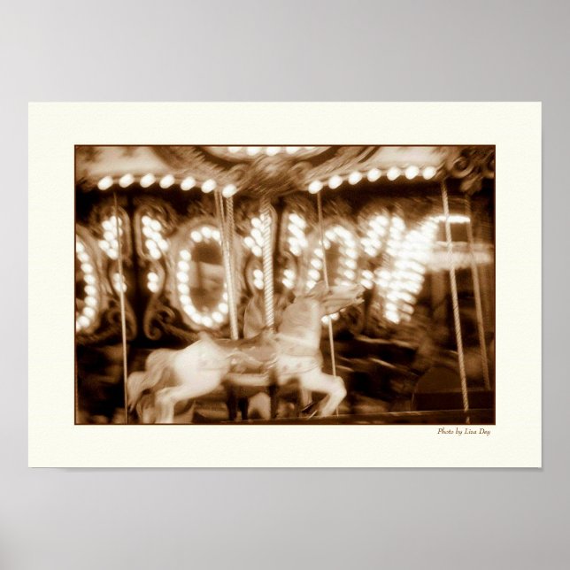 Astroland Carousel Poster (Front)