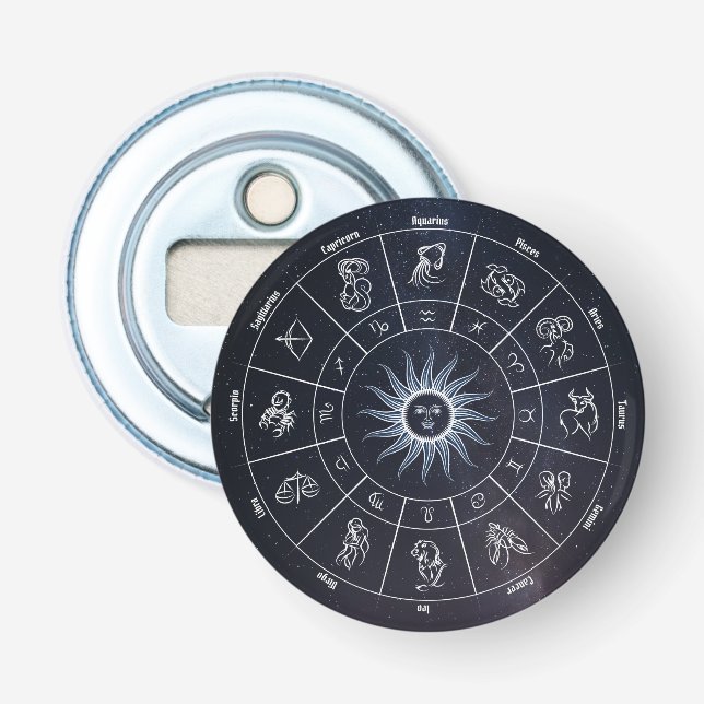 astrological circle bottle opener (Front)
