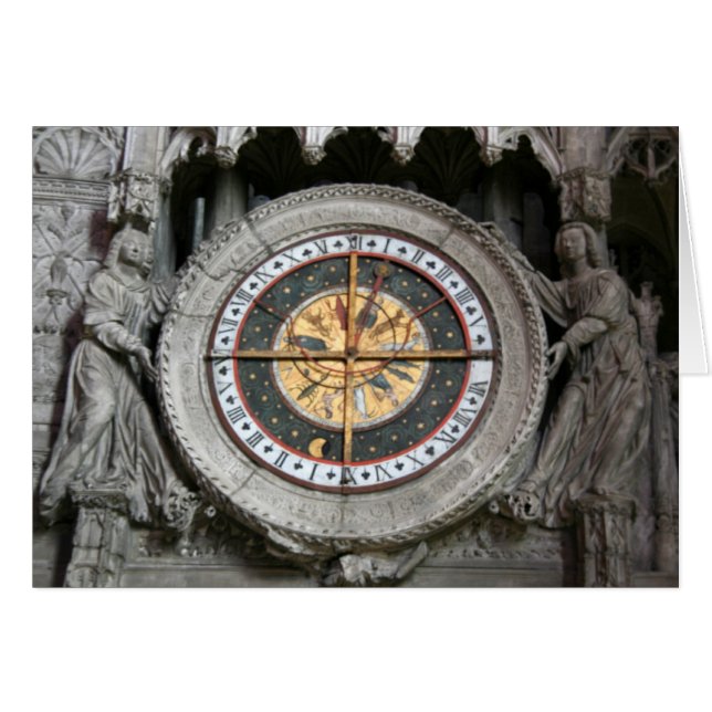 Astrological Clock Chartres (Front Horizontal)