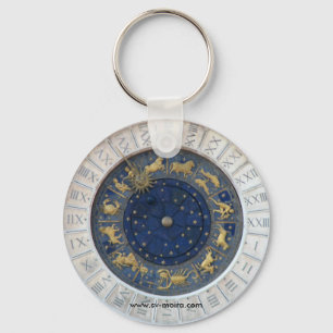 Astrological Clock,  Piazza San Marco, Venice Key Ring