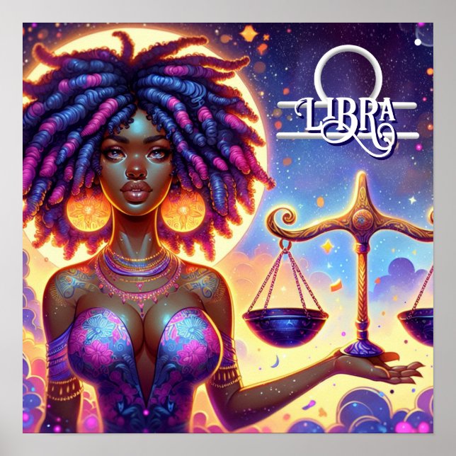 Astrological Horoscope Sign Libra Zodiac   (Front)