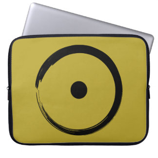 Astrological Sun Sign - Buddhism Zen Circle 1 Laptop Sleeve