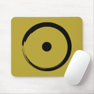 Astrological Sun Sign - Buddhism Zen Circle 1 Mouse Pad