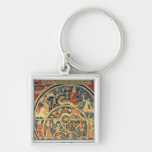 Astrological tapestry key ring (Front)