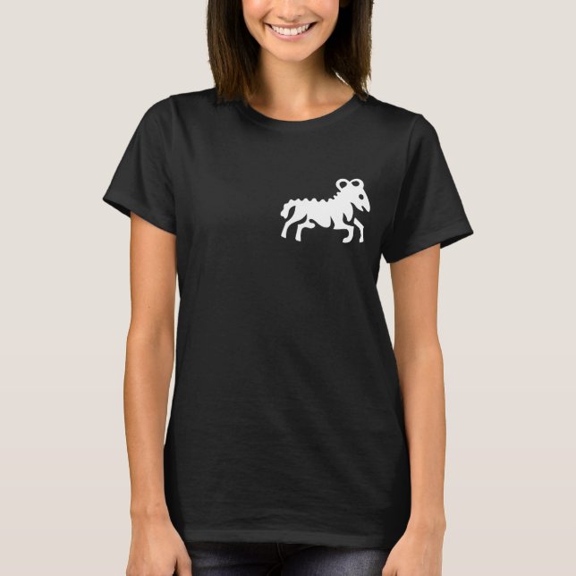 Astrological Zodiac Sign Aries Graphic Tee (Front)