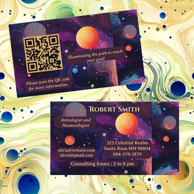 Astrologist Numerologist Celestial Psychic Healer Business Card (Astrologist Numerologist Celestial Psychic Healer Business Card)