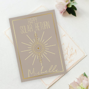 Astrology Birthday Card