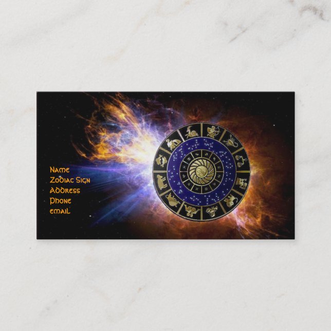 Astrology Business Card (Front)