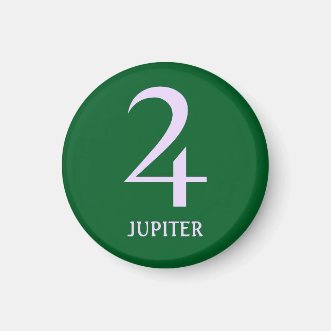 Astrology Charts: The Planet Jupiter Magnet (Front)