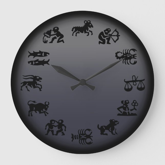 Astrology Clock Horoscope Clocks - Customise (Front)